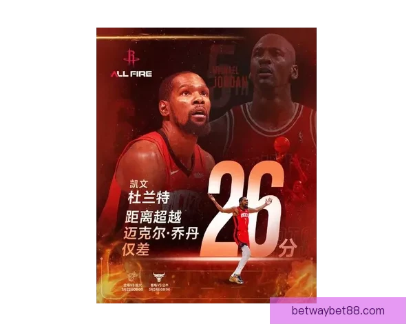 乌度卡盛赞杜兰特历史地位直追乔丹未来有望超越更多传奇巨星